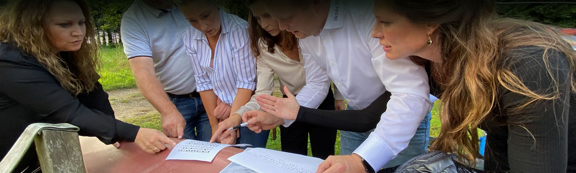 Teambuilding ved firmaevent afholdt af WeDoEvents sammen med hotel og konferencecenter.